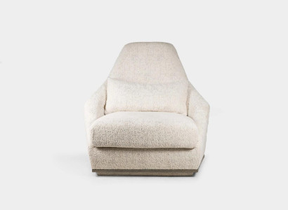Upholstered furniture White Armchair Luxury Seat Furniture Living room Modern Design